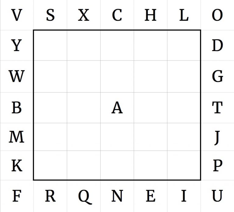 Alphabet Path Puzzle 1
